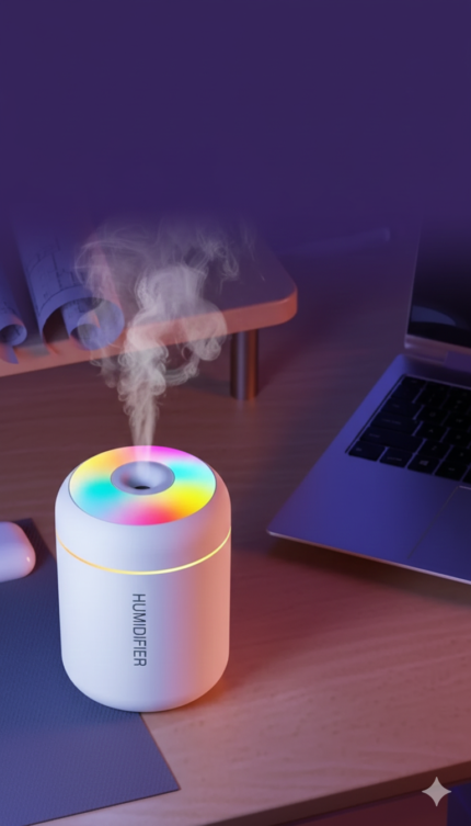 Mini Air Humidifier USB Electric 180ML Aroma Diffuser Essential Oil Purifier Aromatherapy Mist Maker Lights For Car Home Bedroom